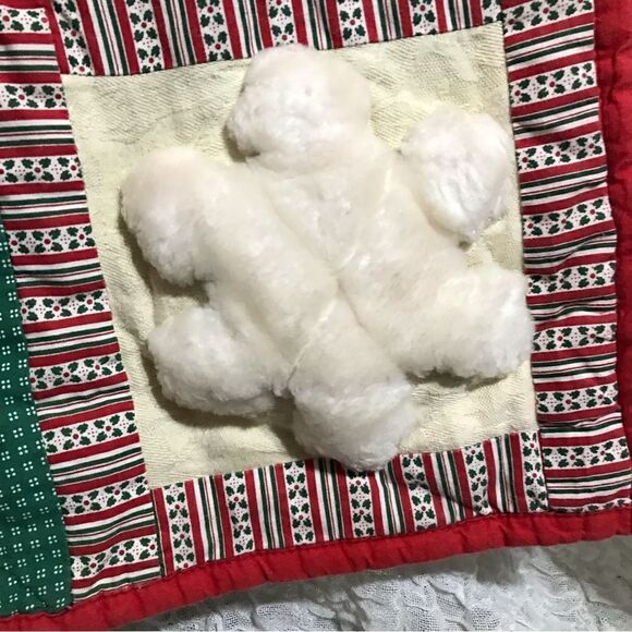 Vintage Santa Claus Christmas Quilted Blanket - Picture 9 of 16